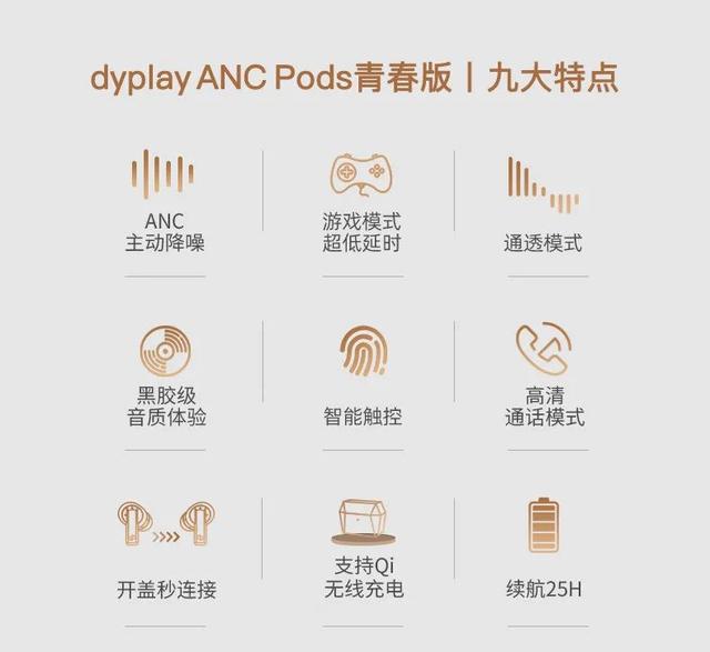 愉快出行-dyplay ANC主动降噪 真无线蓝牙耳机｜大家测599