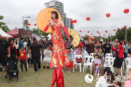 悉尼希尔斯郡地区举办元宵节庆典 张灯结彩庆龙年