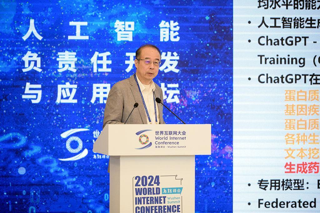 2024年世界互联网大会乌镇峰会人工智能负责任开发与应用论坛举行